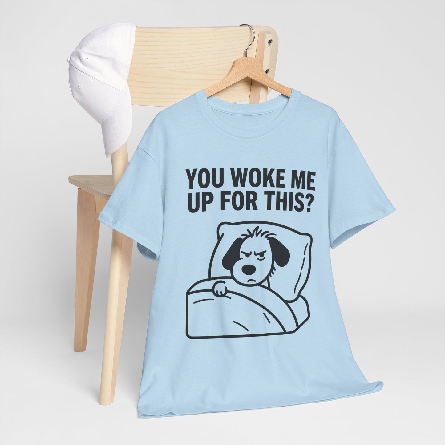 You Woke Me Up For This? Dog Sleeping T-Shirt