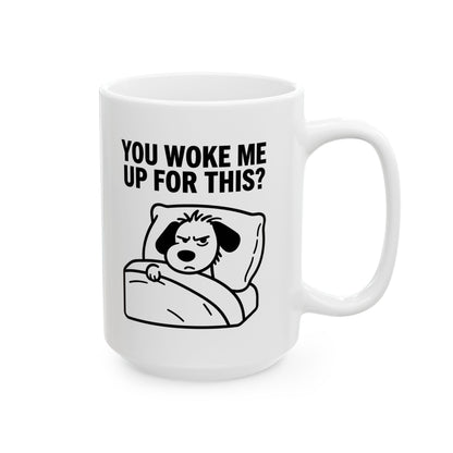 Funny Coffee Mug - "You Gave Me Up For This?" Retro Toilet Paper Cartoon Ceramic Mug (11oz & 15oz)