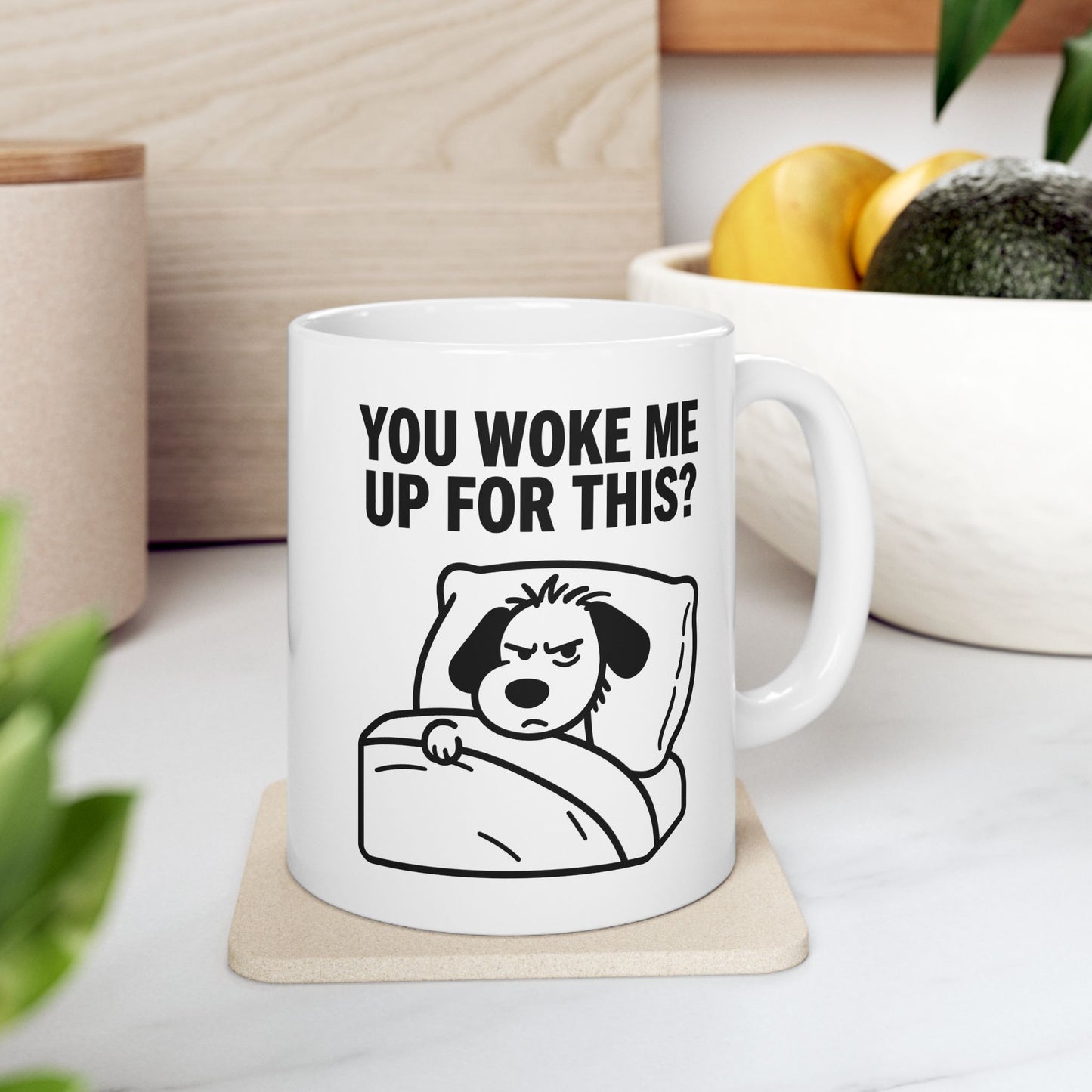 Funny Coffee Mug - "You Gave Me Up For This?" Retro Toilet Paper Cartoon Ceramic Mug (11oz & 15oz)