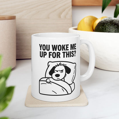 Funny Coffee Mug - "You Gave Me Up For This?" Retro Toilet Paper Cartoon Ceramic Mug (11oz & 15oz)