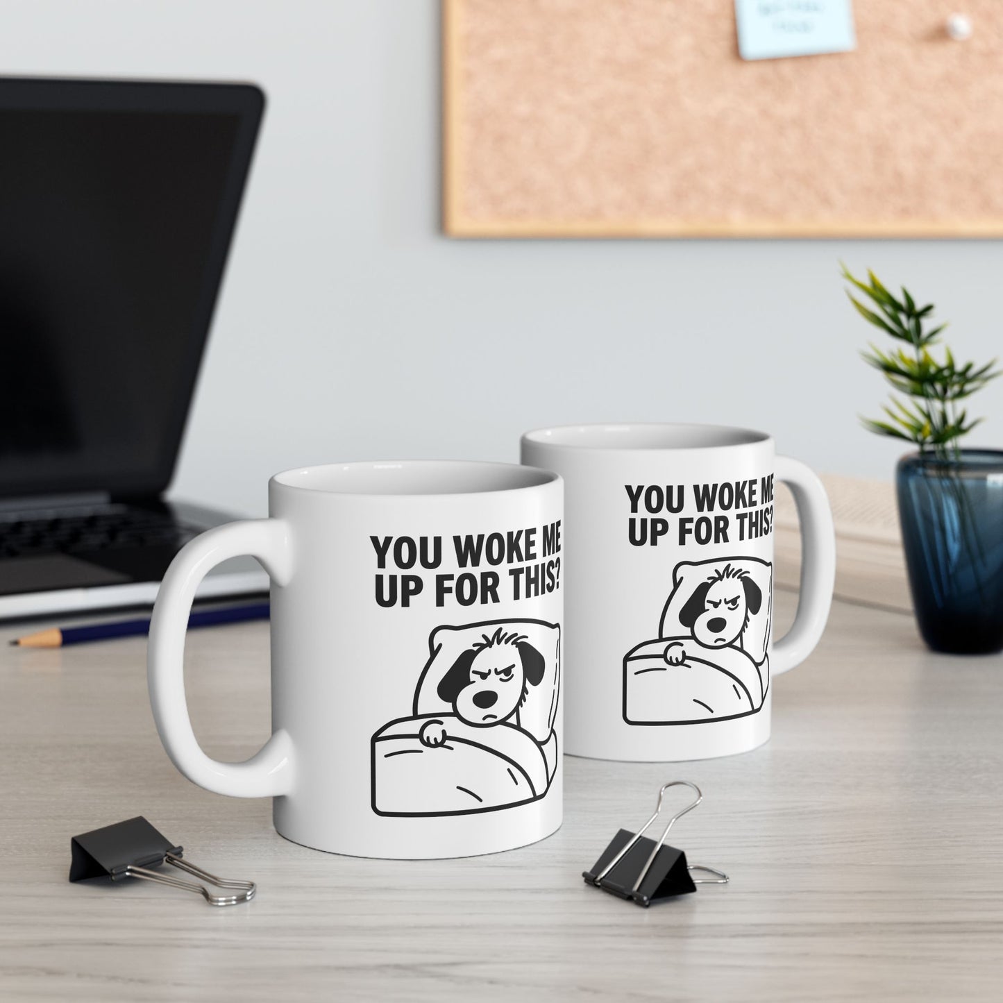 Funny Coffee Mug - "You Gave Me Up For This?" Retro Toilet Paper Cartoon Ceramic Mug (11oz & 15oz)