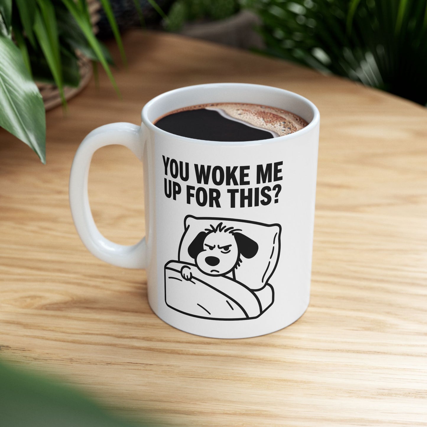 Funny Coffee Mug - "You Gave Me Up For This?" Retro Toilet Paper Cartoon Ceramic Mug (11oz & 15oz)