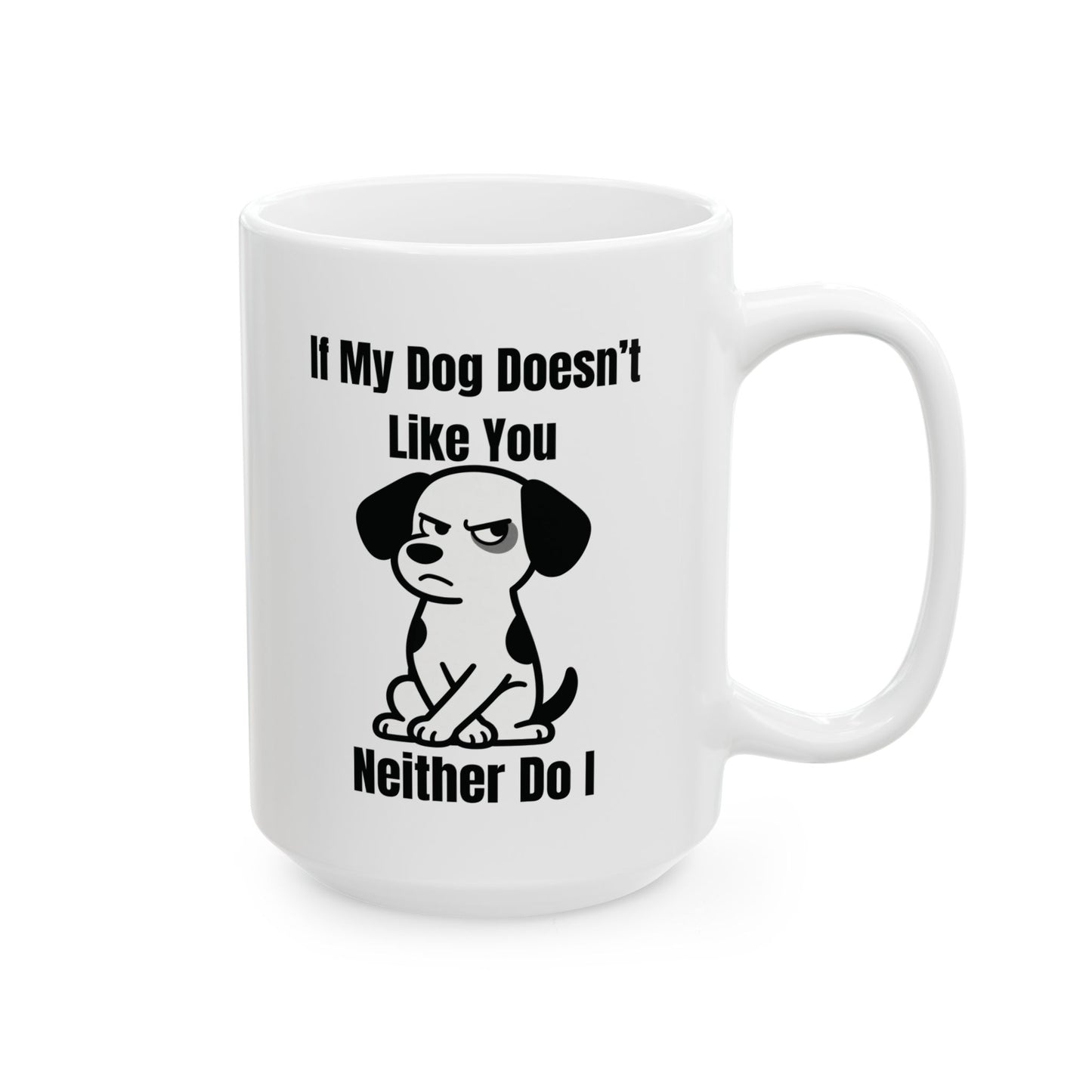 Funny Cat Skull Coffee Mug — "If Mom Doesn’t Scare You, I Will" Ceramic Tea Cup (11oz/15oz)