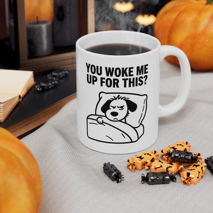 Funny Coffee Mug - "You Gave Me Up For This?" Retro Toilet Paper Cartoon Ceramic Mug (11oz & 15oz)