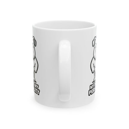 Bulldog Coffee Mug — 'My Dog Is My Personality' Ceramic Dog Lover Gift (11oz/15oz)