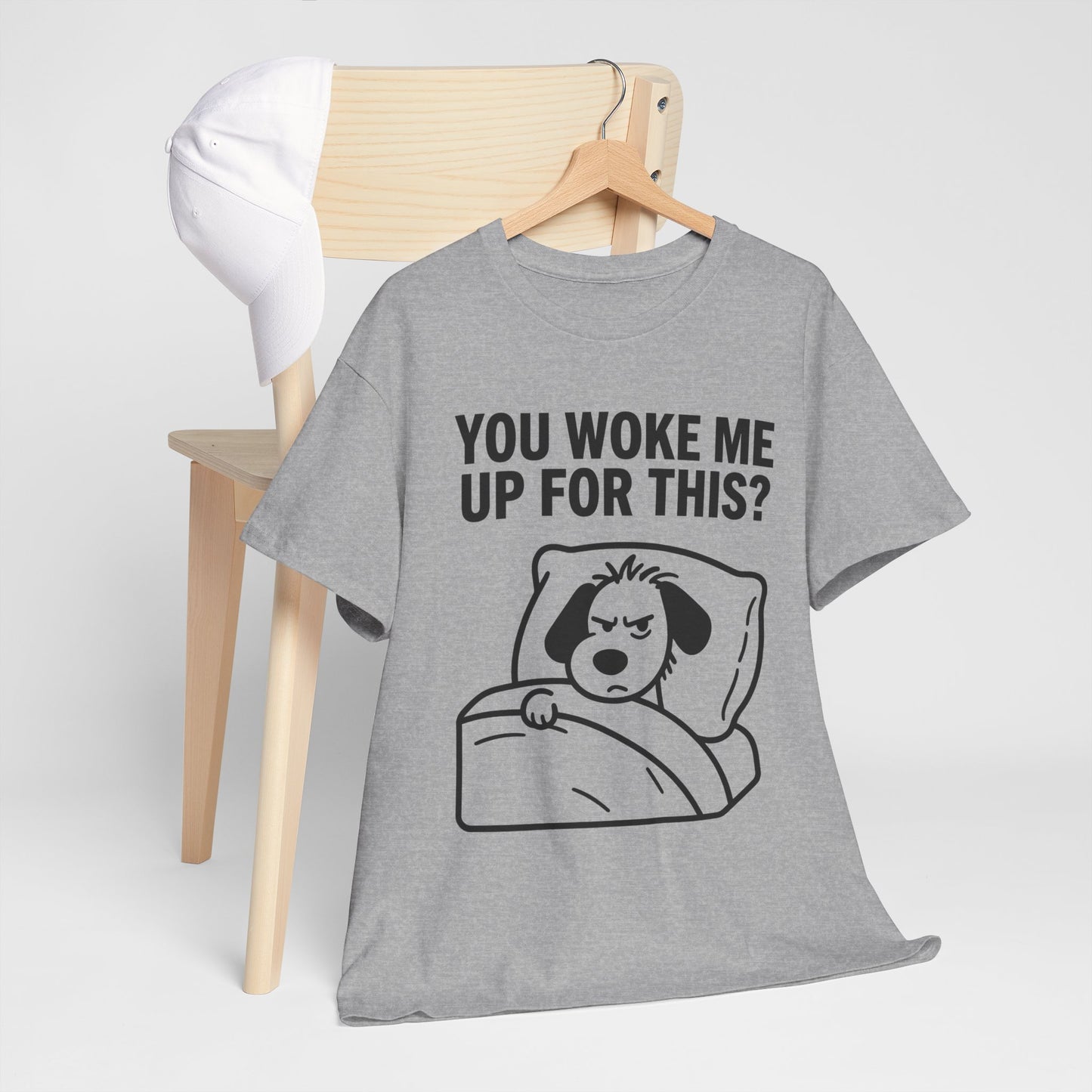 You Woke Me Up For This? Dog Sleeping T-Shirt