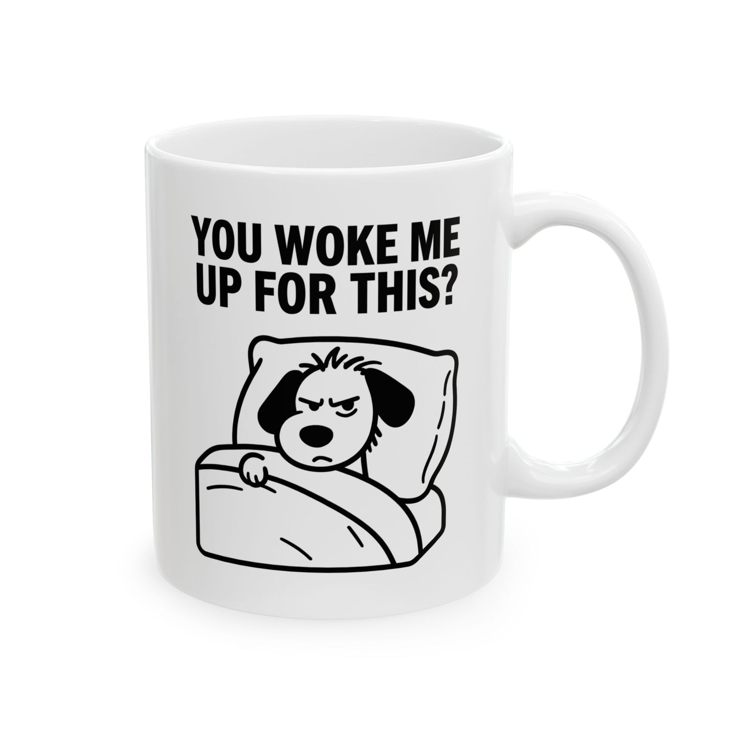 Funny Coffee Mug - "You Gave Me Up For This?" Retro Toilet Paper Cartoon Ceramic Mug (11oz & 15oz)